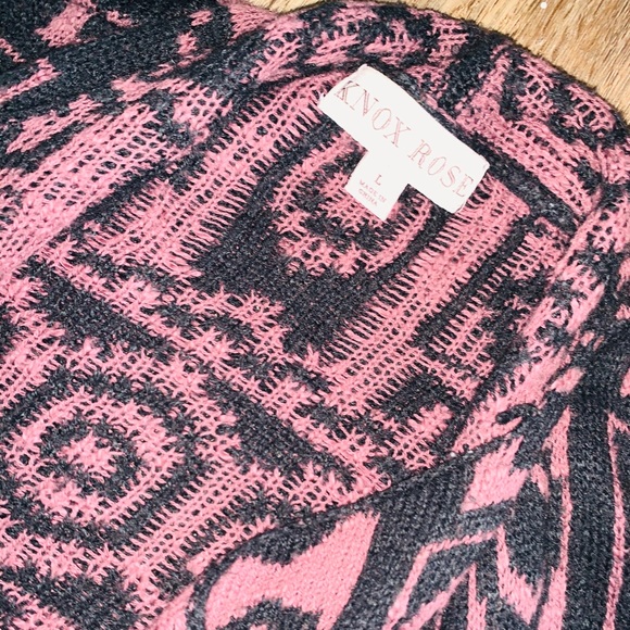 Purple & Black Flare Cardigan - Picture 2 of 2